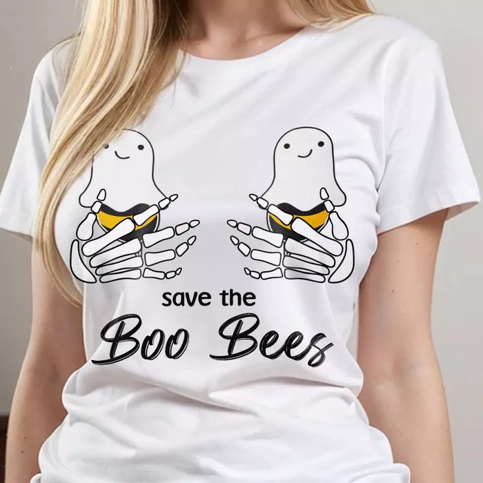 Custom Personalized Funny Save The Boo Bees T-shirt/ Long Sleeve/ Sweatshirt/ Hoodie - Gift Idea For Friend/ Sister/ Mother