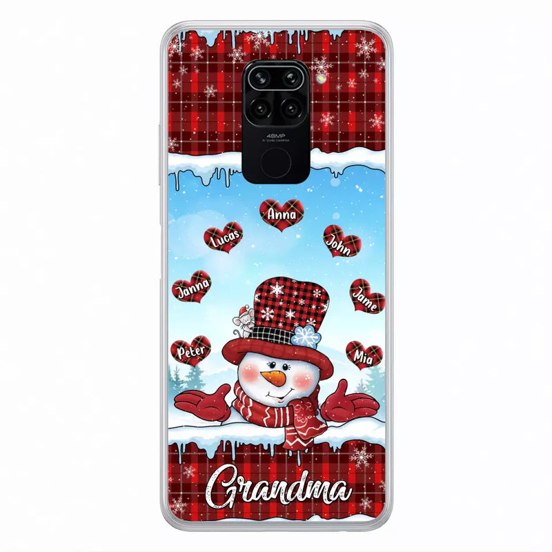Personalized Grandma Children Phone Case - Christmas Gift For Grandma/Mom - Up to 7 Kids - Case For Xiaomi/Oppo/Huawei
