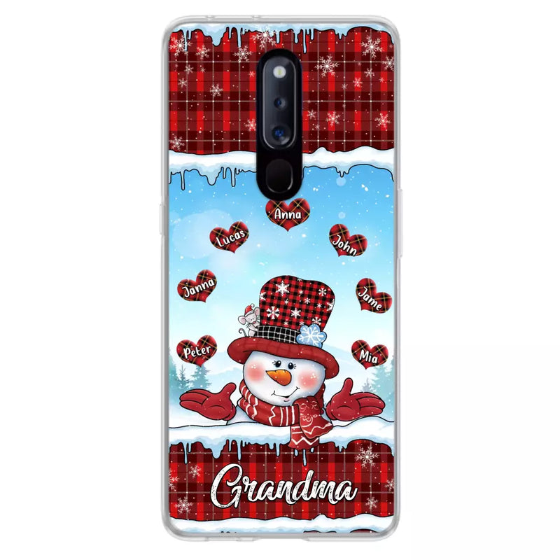 Personalized Grandma Children Phone Case - Christmas Gift For Grandma/Mom - Up to 7 Kids - Case For Xiaomi/Oppo/Huawei