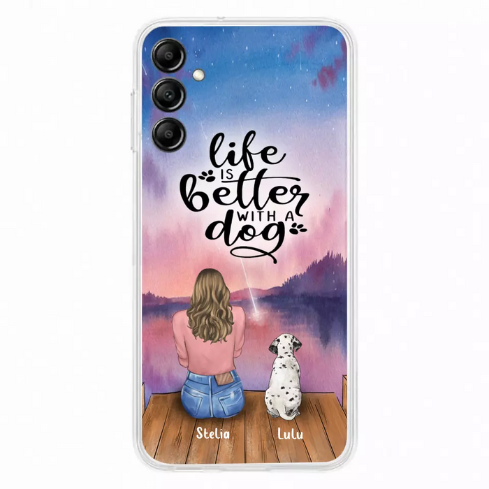 Personalized Dog Phone Case - Mother's Day Gift For Dog Mom - Up to 4 Dogs - iPhone/Samsung/Xiaomi