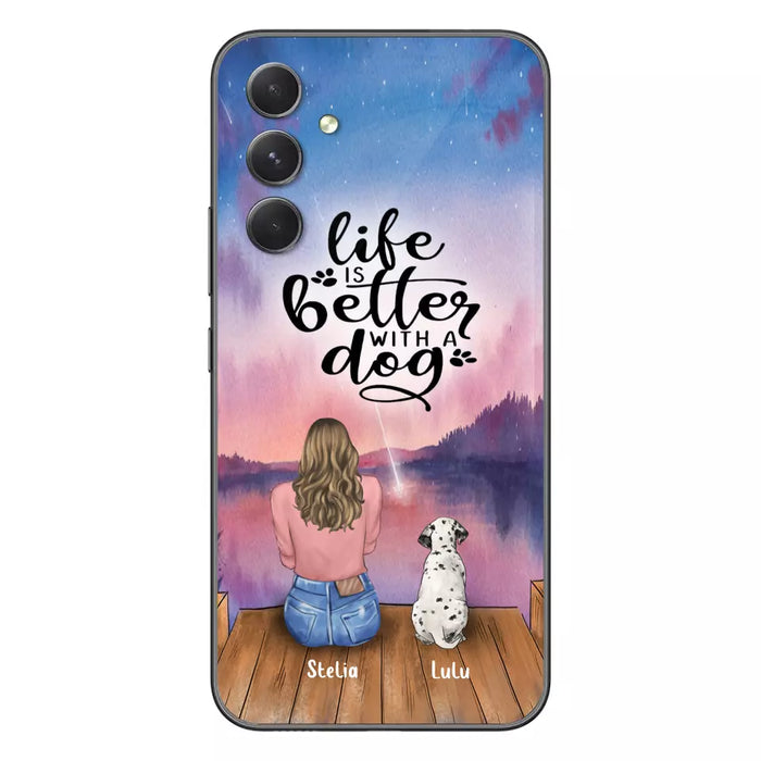 Personalized Dog Phone Case - Mother's Day Gift For Dog Mom - Up to 4 Dogs - iPhone/Samsung/Xiaomi