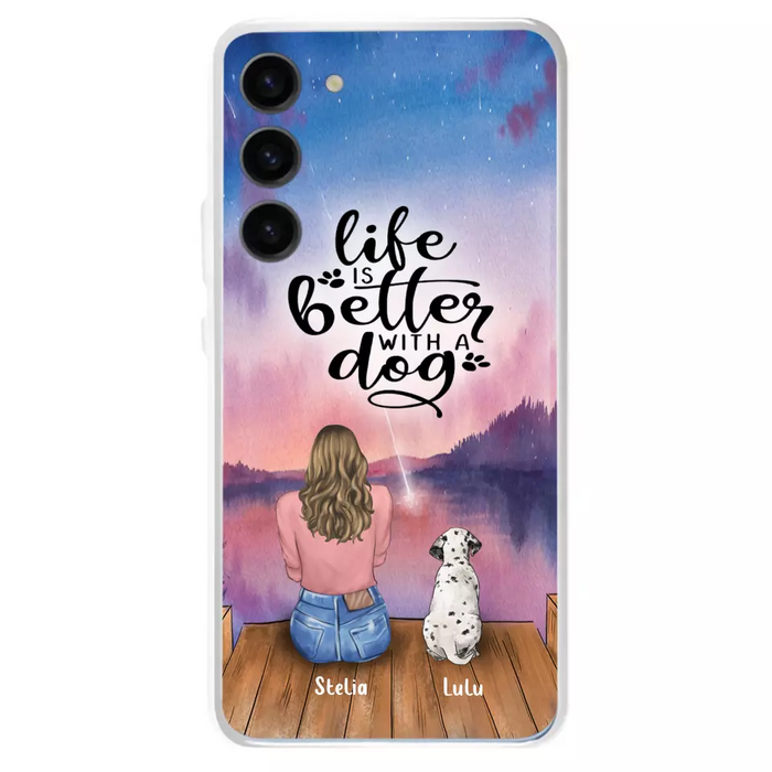 Personalized Dog Phone Case - Mother's Day Gift For Dog Mom - Up to 4 Dogs - iPhone/Samsung/Xiaomi