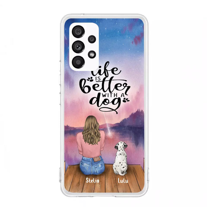 Personalized Dog Phone Case - Mother's Day Gift For Dog Mom - Up to 4 Dogs - iPhone/Samsung/Xiaomi