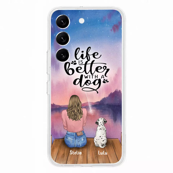 Personalized Dog Phone Case - Mother's Day Gift For Dog Mom - Up to 4 Dogs - iPhone/Samsung/Xiaomi