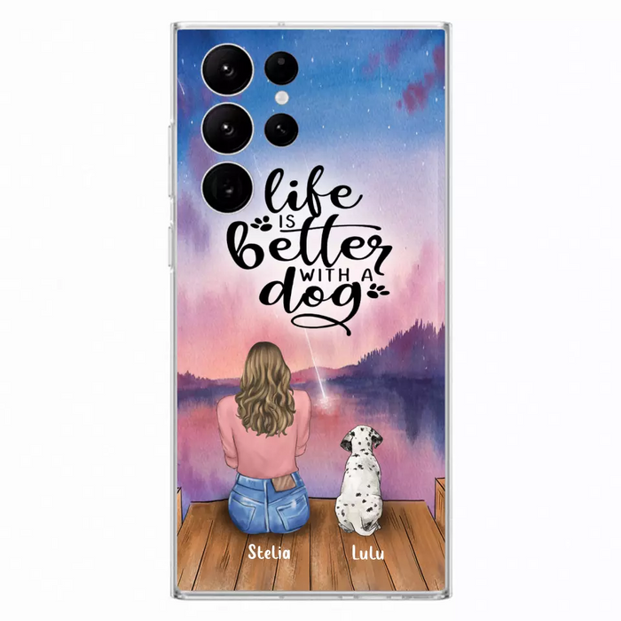 Personalized Dog Phone Case - Mother's Day Gift For Dog Mom - Up to 4 Dogs - iPhone/Samsung/Xiaomi