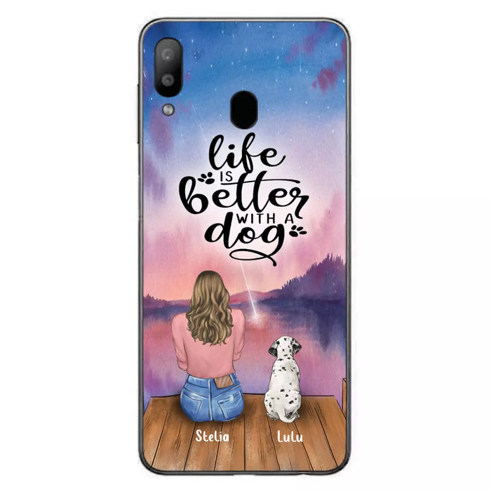 Personalized Dog Phone Case - Mother's Day Gift For Dog Mom - Up to 4 Dogs - iPhone/Samsung/Xiaomi