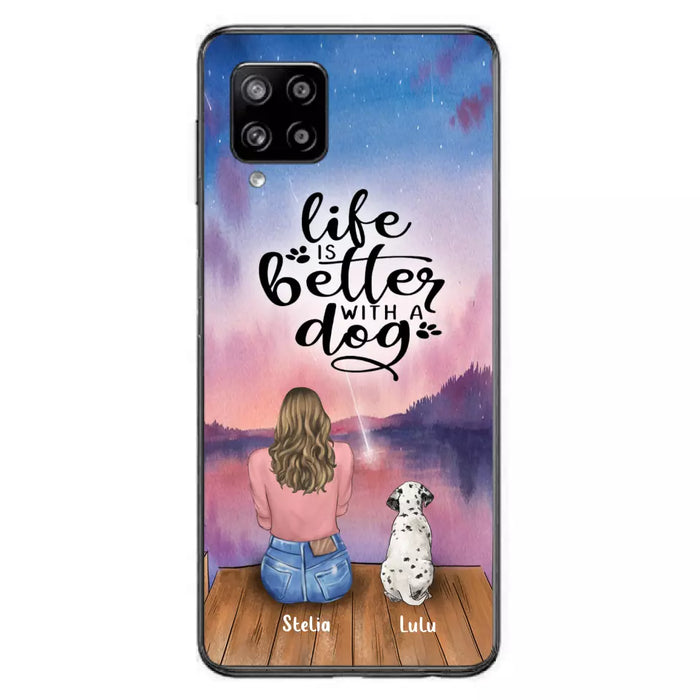 Personalized Dog Phone Case - Mother's Day Gift For Dog Mom - Up to 4 Dogs - iPhone/Samsung/Xiaomi