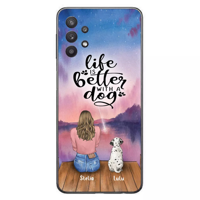 Personalized Dog Phone Case - Mother's Day Gift For Dog Mom - Up to 4 Dogs - iPhone/Samsung/Xiaomi