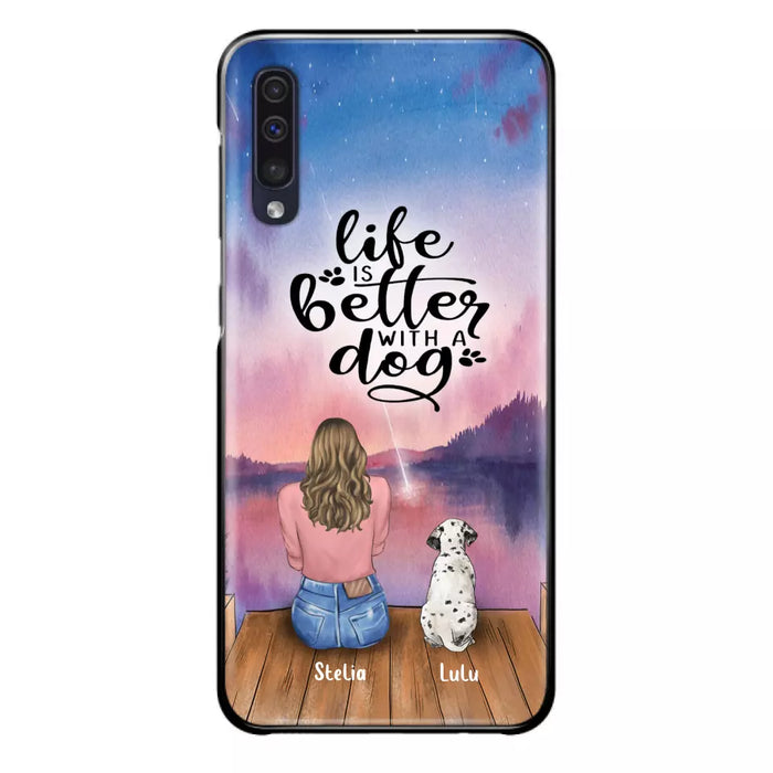 Personalized Dog Phone Case - Mother's Day Gift For Dog Mom - Up to 4 Dogs - iPhone/Samsung/Xiaomi