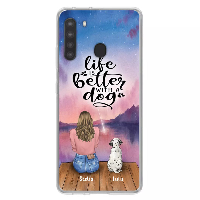 Personalized Dog Phone Case - Mother's Day Gift For Dog Mom - Up to 4 Dogs - iPhone/Samsung/Xiaomi