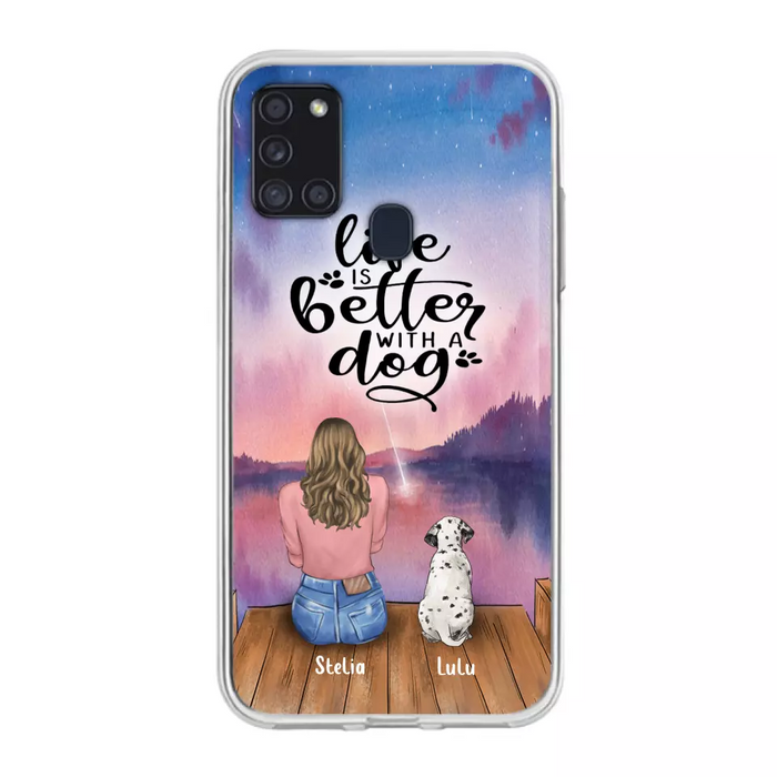 Personalized Dog Phone Case - Mother's Day Gift For Dog Mom - Up to 4 Dogs - iPhone/Samsung/Xiaomi