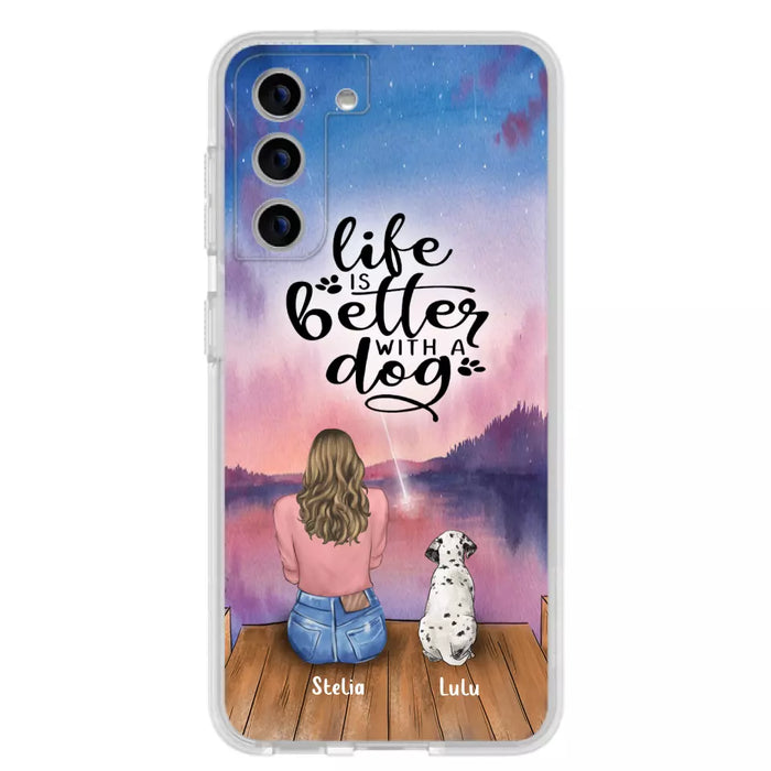 Personalized Dog Phone Case - Mother's Day Gift For Dog Mom - Up to 4 Dogs - iPhone/Samsung/Xiaomi