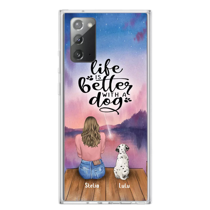 Personalized Dog Phone Case - Mother's Day Gift For Dog Mom - Up to 4 Dogs - iPhone/Samsung/Xiaomi