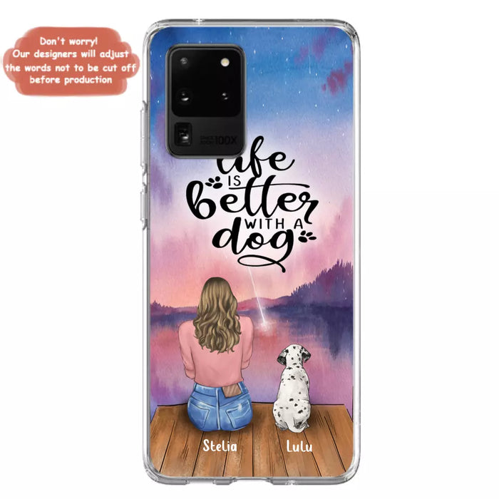 Personalized Dog Phone Case - Mother's Day Gift For Dog Mom - Up to 4 Dogs - iPhone/Samsung/Xiaomi