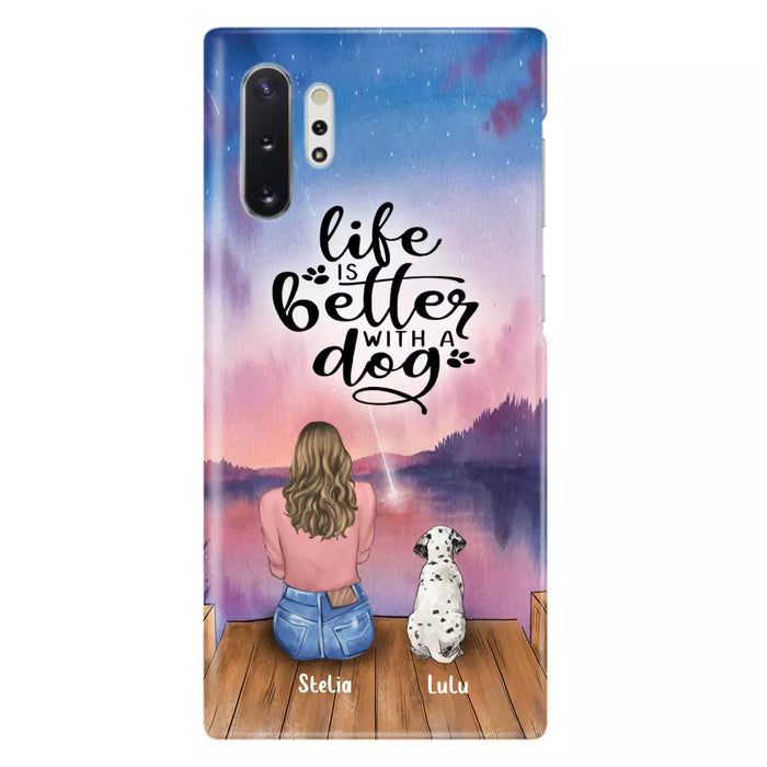 Personalized Dog Phone Case - Mother's Day Gift For Dog Mom - Up to 4 Dogs - iPhone/Samsung/Xiaomi