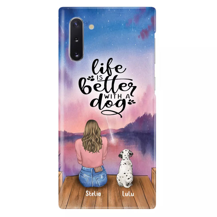 Personalized Dog Phone Case - Mother's Day Gift For Dog Mom - Up to 4 Dogs - iPhone/Samsung/Xiaomi