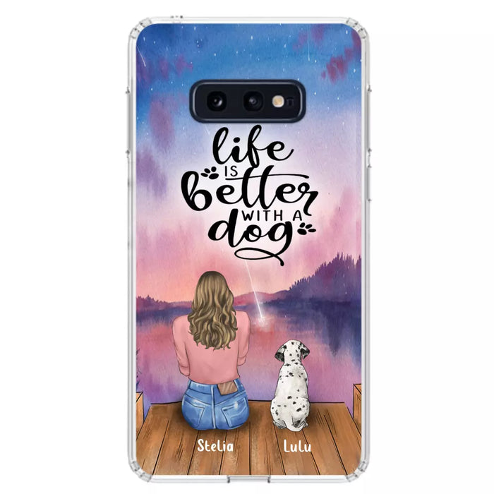 Personalized Dog Phone Case - Mother's Day Gift For Dog Mom - Up to 4 Dogs - iPhone/Samsung/Xiaomi