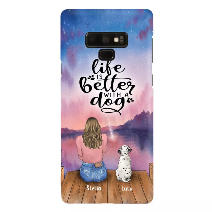 Personalized Dog Phone Case - Mother's Day Gift For Dog Mom - Up to 4 Dogs - iPhone/Samsung/Xiaomi