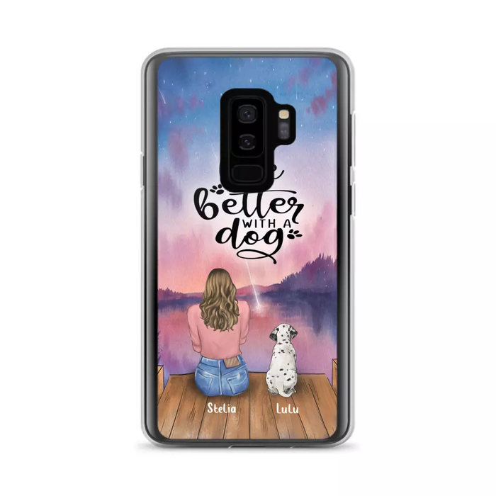 Personalized Dog Phone Case - Mother's Day Gift For Dog Mom - Up to 4 Dogs - iPhone/Samsung/Xiaomi