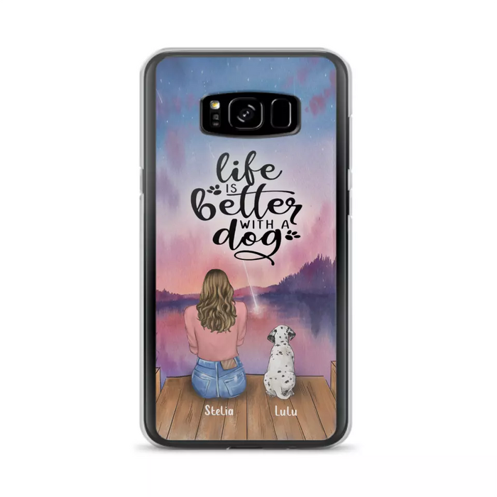 Personalized Dog Phone Case - Mother's Day Gift For Dog Mom - Up to 4 Dogs - iPhone/Samsung/Xiaomi