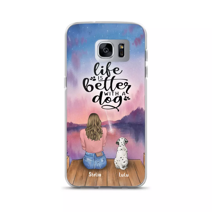 Personalized Dog Phone Case - Mother's Day Gift For Dog Mom - Up to 4 Dogs - iPhone/Samsung/Xiaomi