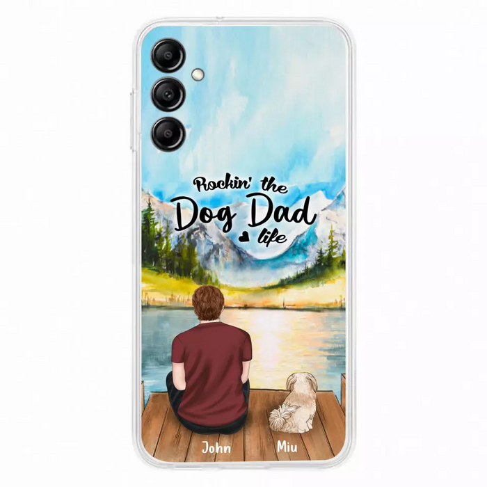 Personalized Pet Mom/Dad Phone Case - Chubby or Slim with up to 7 Pets