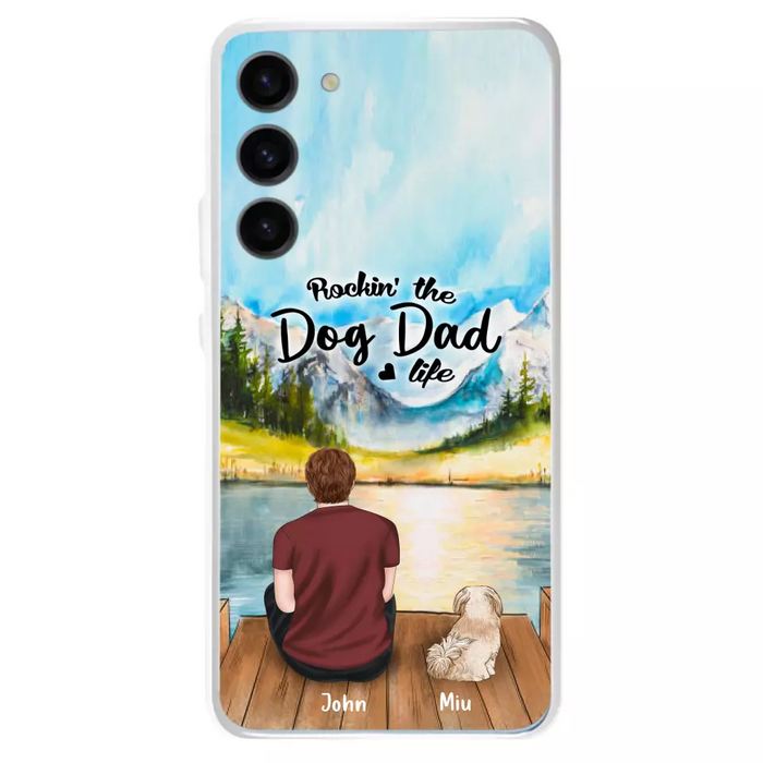 Personalized Pet Mom/Dad Phone Case - Chubby or Slim with up to 7 Pets