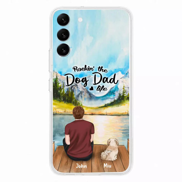 Personalized Pet Mom/Dad Phone Case - Chubby or Slim with up to 7 Pets