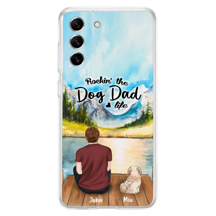 Personalized Pet Mom/Dad Phone Case - Chubby or Slim with up to 7 Pets