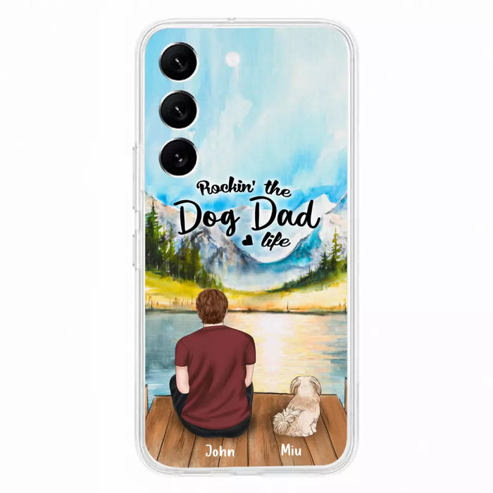 Personalized Pet Mom/Dad Phone Case - Chubby or Slim with up to 7 Pets