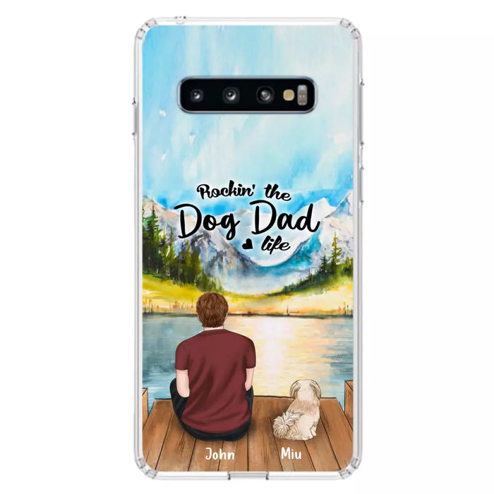 Personalized Pet Mom/Dad Phone Case - Chubby or Slim with up to 7 Pets