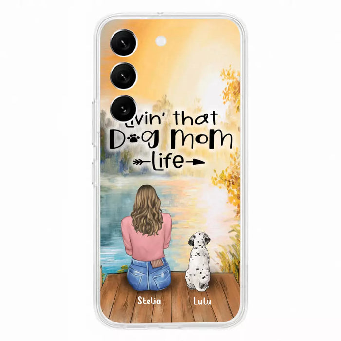 Custom Personalized Dog Mom Phone Case - Gift for Dog Lovers - iPhone & Samsung Case with upto 4 Dogs