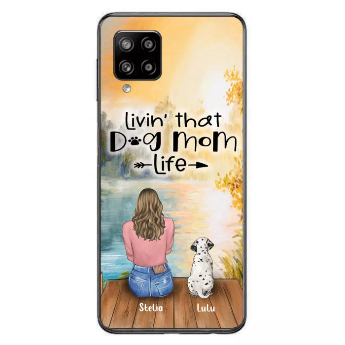 Custom Personalized Dog Mom Phone Case - Gift for Dog Lovers - iPhone & Samsung Case with upto 4 Dogs