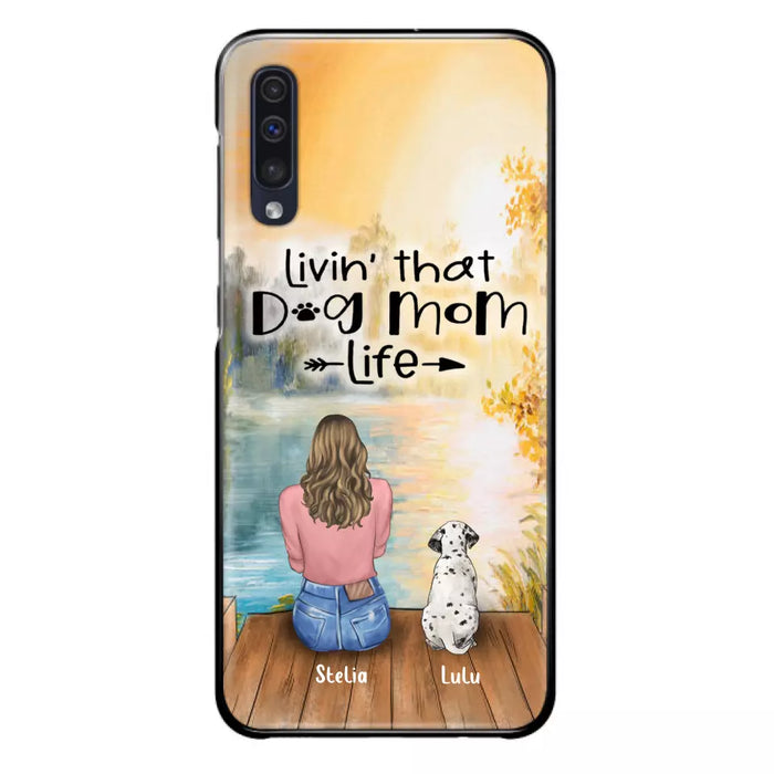 Custom Personalized Dog Mom Phone Case - Gift for Dog Lovers - iPhone & Samsung Case with upto 4 Dogs