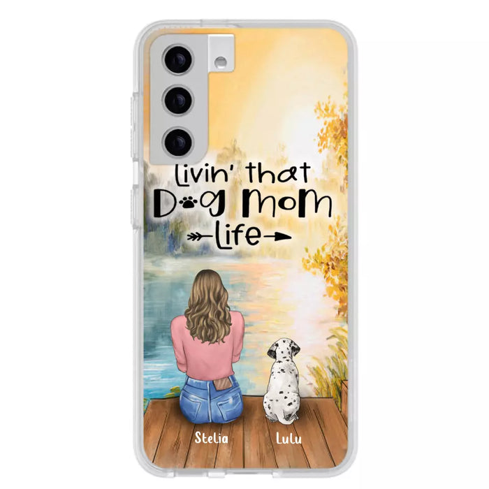 Custom Personalized Dog Mom Phone Case - Gift for Dog Lovers - iPhone & Samsung Case with upto 4 Dogs