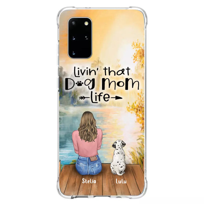 Custom Personalized Dog Mom Phone Case - Gift for Dog Lovers - iPhone & Samsung Case with upto 4 Dogs