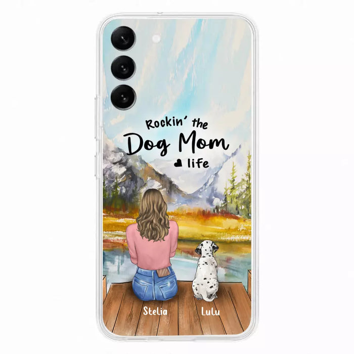 Personalized Dog Phone Case - Mother's Day Gift For Dog Mom - Up to 4 Dogs