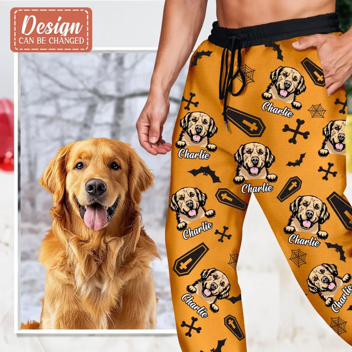 Custom Personalized Halloween AOP Unisex Sweatpants - Gift Idea For Halloween/ Dog Owner