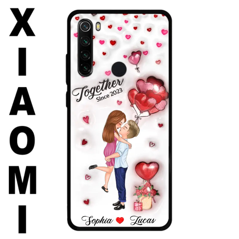 Custom Personalized Couple 3D Phone Case - Gift Idea For Couple - Case For Xiaomi/ Oppo/ Huawei - Together Since