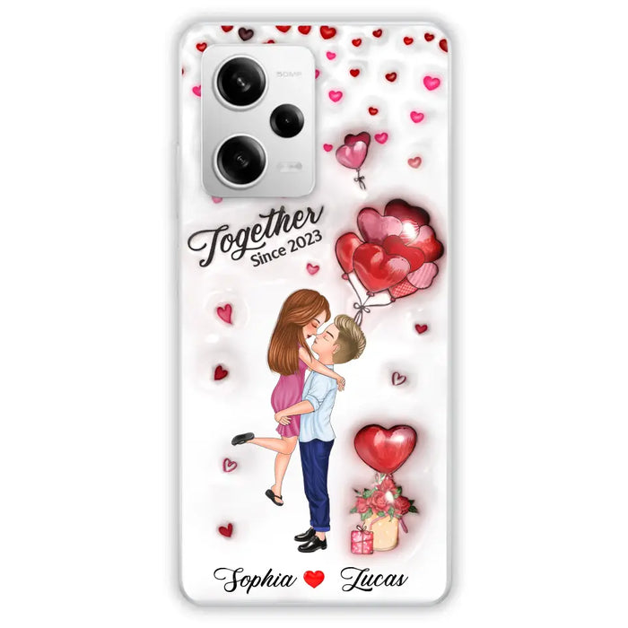 Custom Personalized Couple 3D Phone Case - Gift Idea For Couple - Case For Xiaomi/ Oppo/ Huawei - Together Since