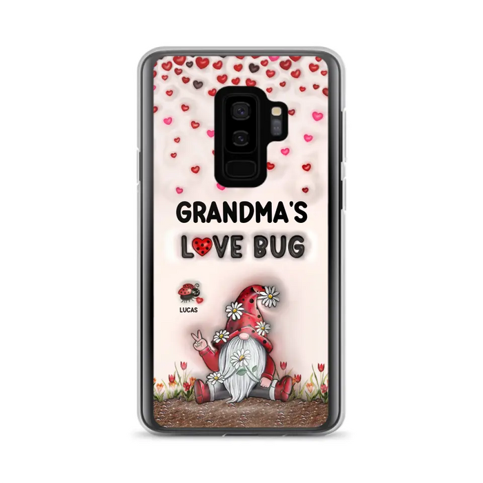 Custom Personalized Grandma's Love Bugs Phone Case - Upto 12 Kids - Mother's Day Gift Idea for Grandma/ Mom - Case for iPhone/ Samsung