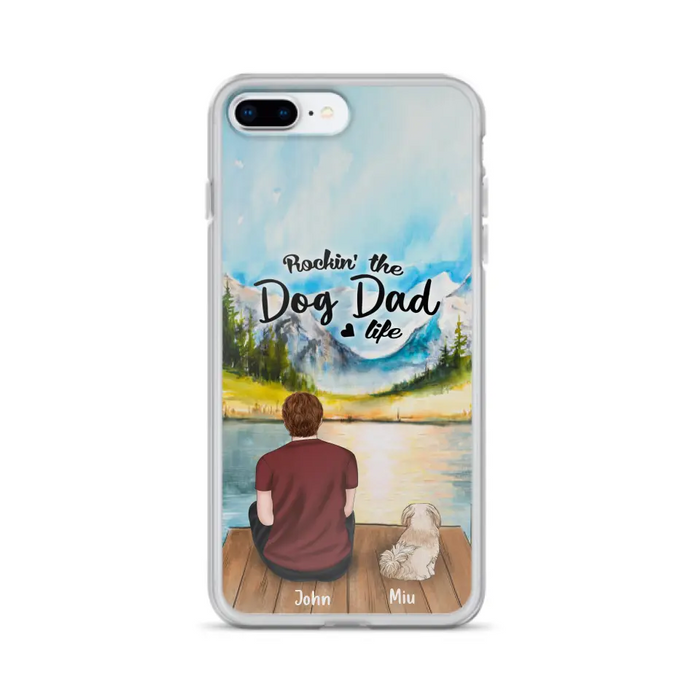 Personalized Pet Mom/Dad Phone Case - Chubby or Slim with up to 7 Pets