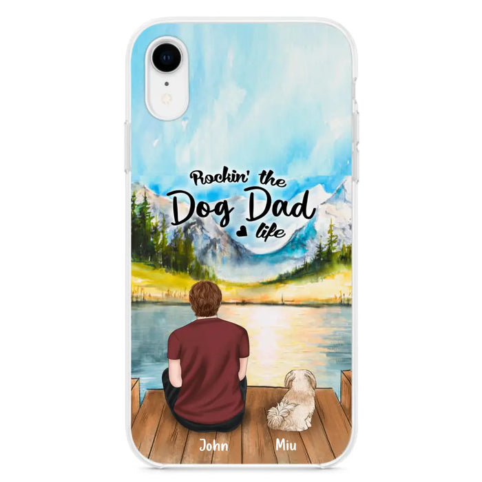 Personalized Pet Mom/Dad Phone Case - Chubby or Slim with up to 7 Pets