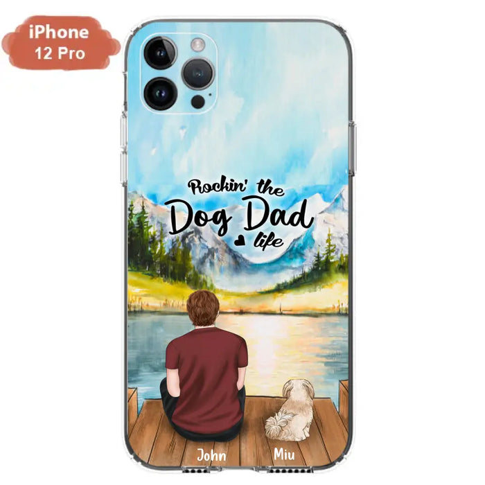 Personalized Pet Mom/Dad Phone Case - Chubby or Slim with up to 7 Pets