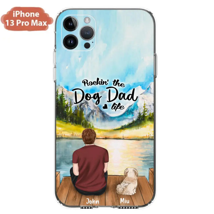 Personalized Pet Mom/Dad Phone Case - Chubby or Slim with up to 7 Pets