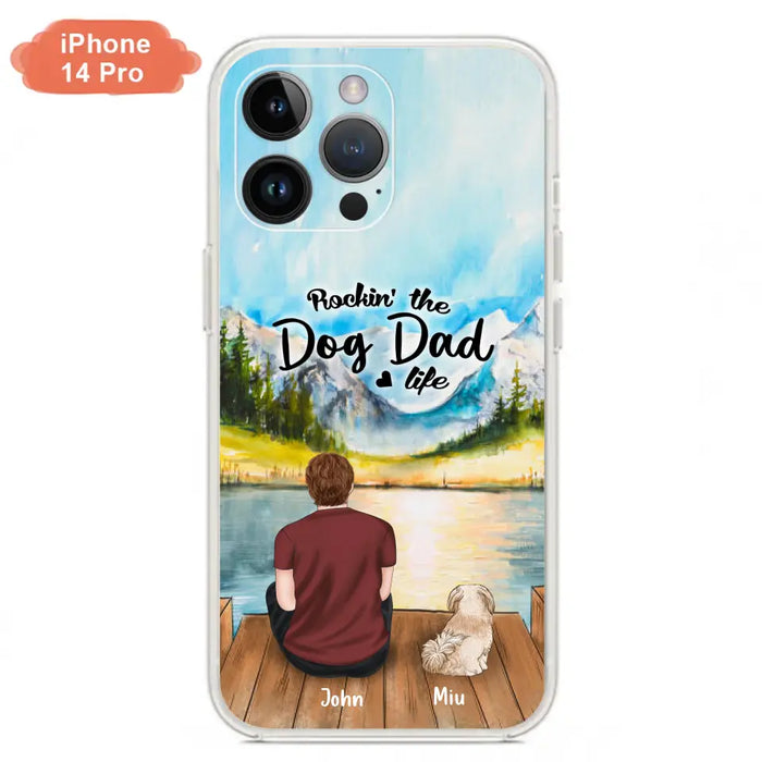 Personalized Pet Mom/Dad Phone Case - Chubby or Slim with up to 7 Pets