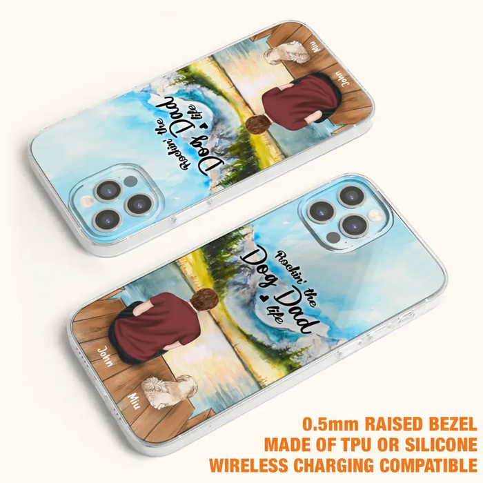 Personalized Pet Mom/Dad Phone Case - Chubby or Slim with up to 7 Pets