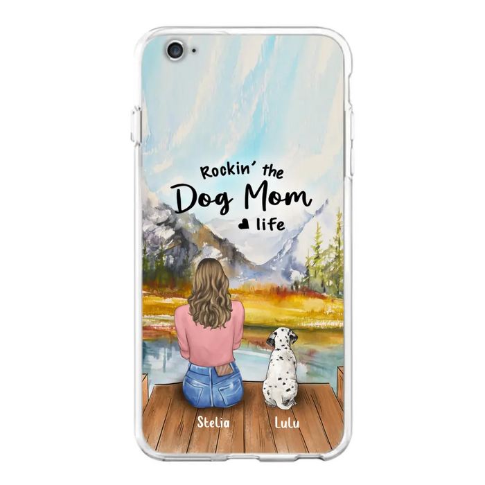 Personalized Dog Phone Case - Mother's Day Gift For Dog Mom - Up to 4 Dogs