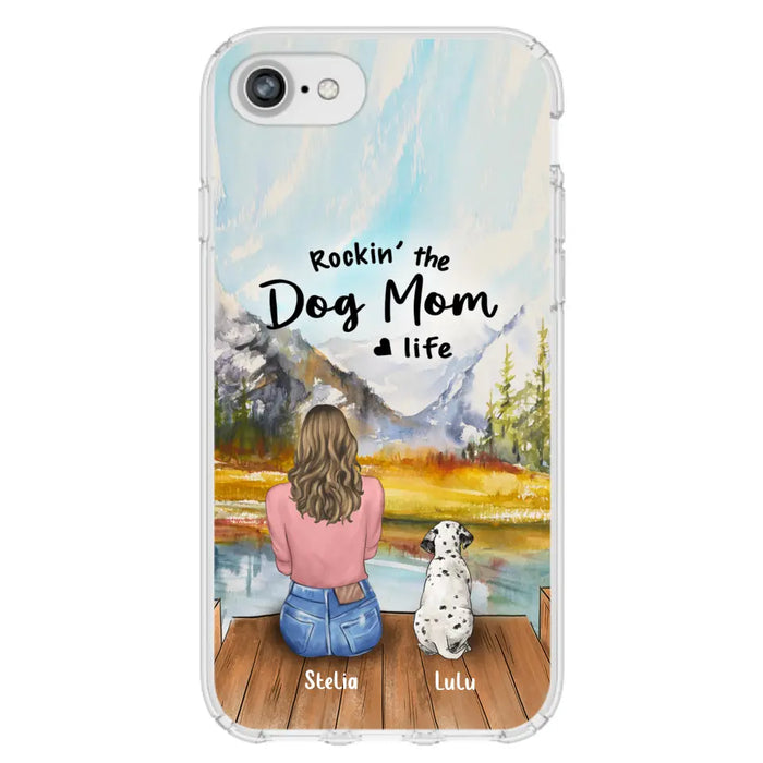 Personalized Dog Phone Case - Mother's Day Gift For Dog Mom - Up to 4 Dogs