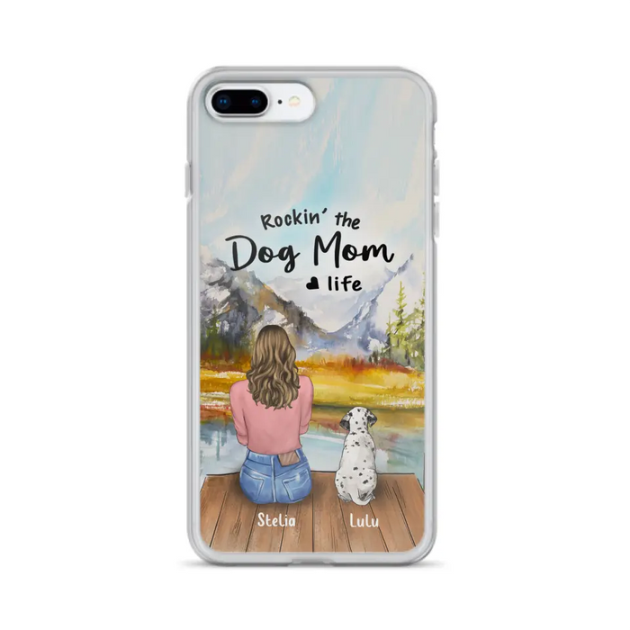 Personalized Dog Phone Case - Mother's Day Gift For Dog Mom - Up to 4 Dogs